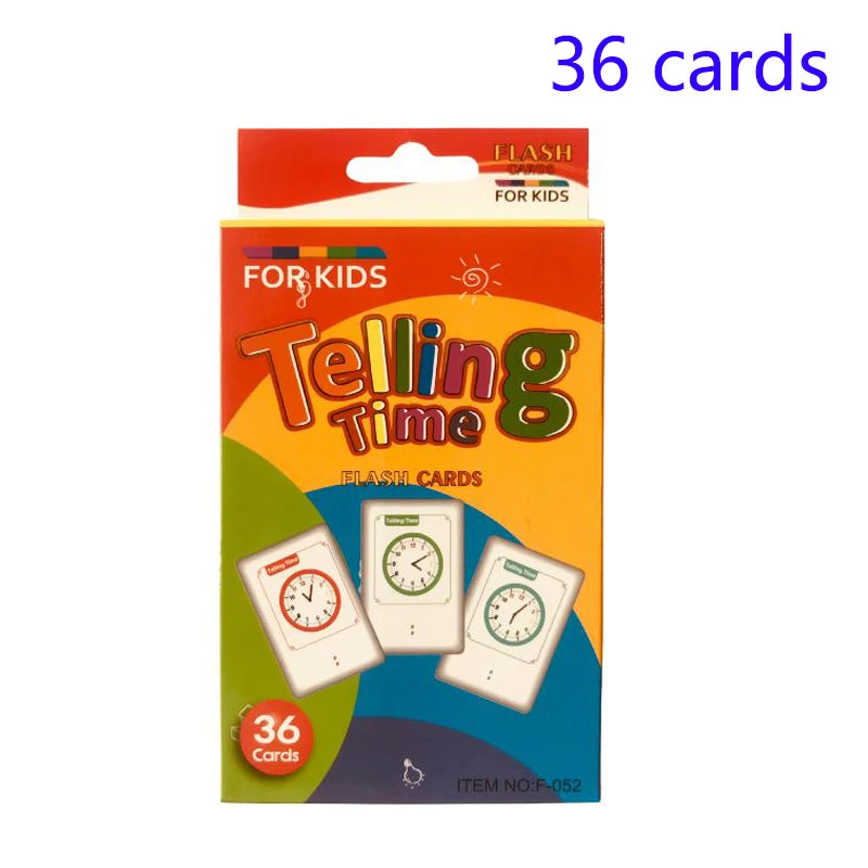 Montessori Kids English Learning Flashcards