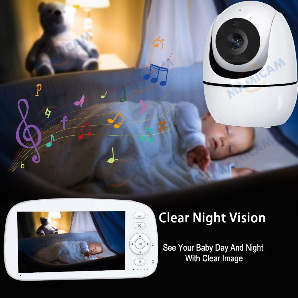 5 INCH IPS Screen Video Baby Monitor