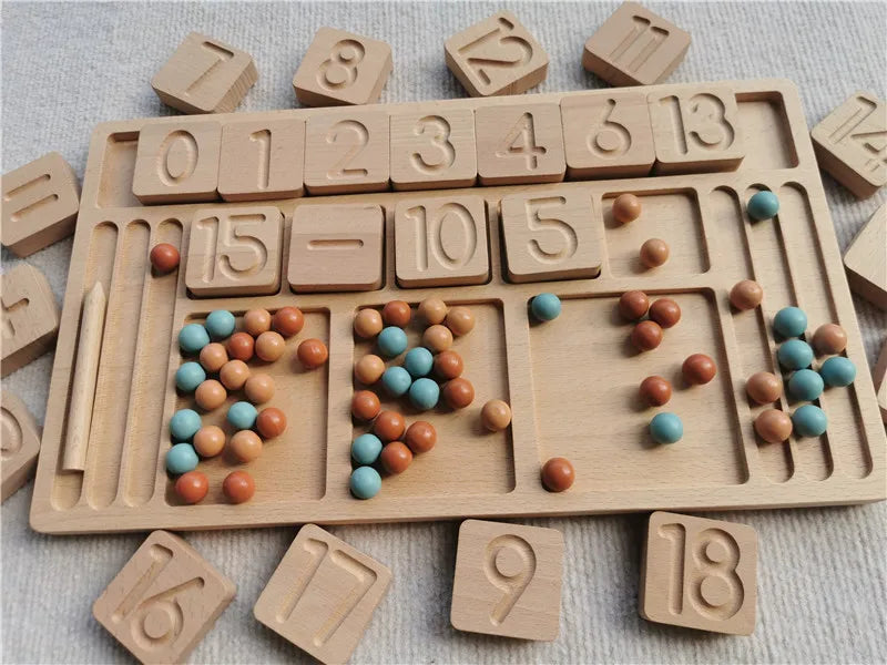 Montessori Beech Wooden 100 Board