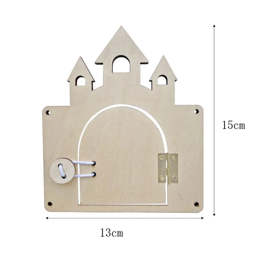 Montessori Busy Board DIY Wooden Accessories