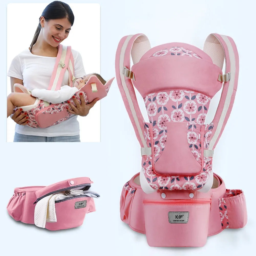 Ergonomic Baby Carrier Backpack with Hip Seat