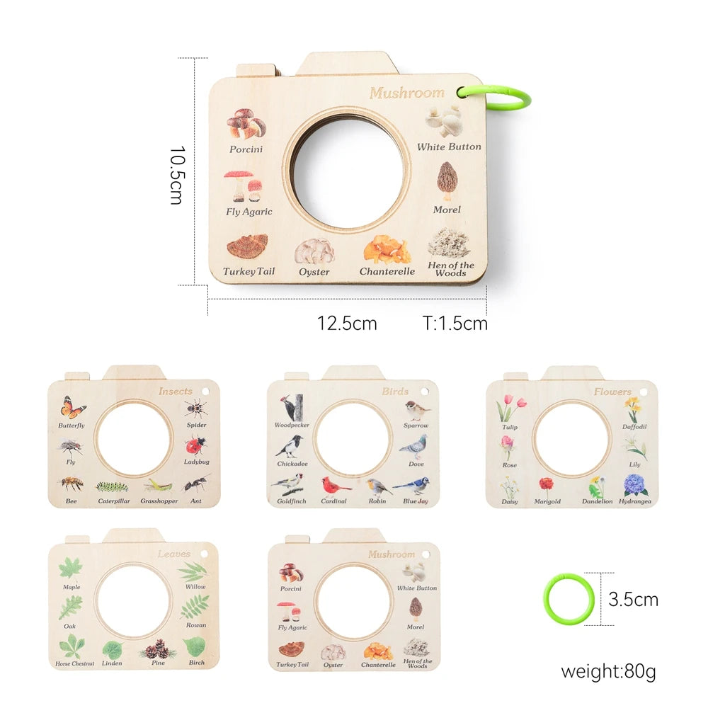 Montessori Wooden Book Toy