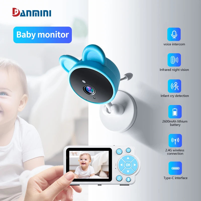 Baby monitor two-way audio voice