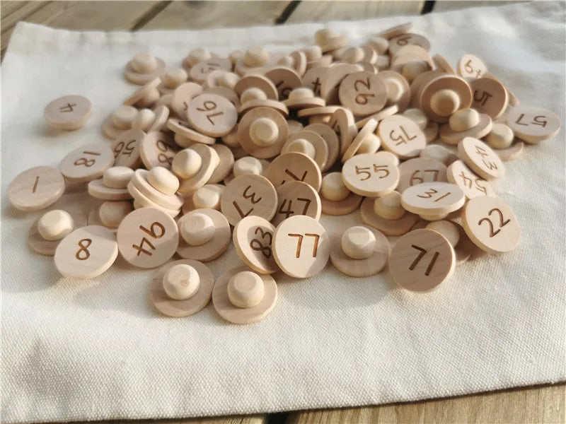 Montessori Beech Wooden 100 Board