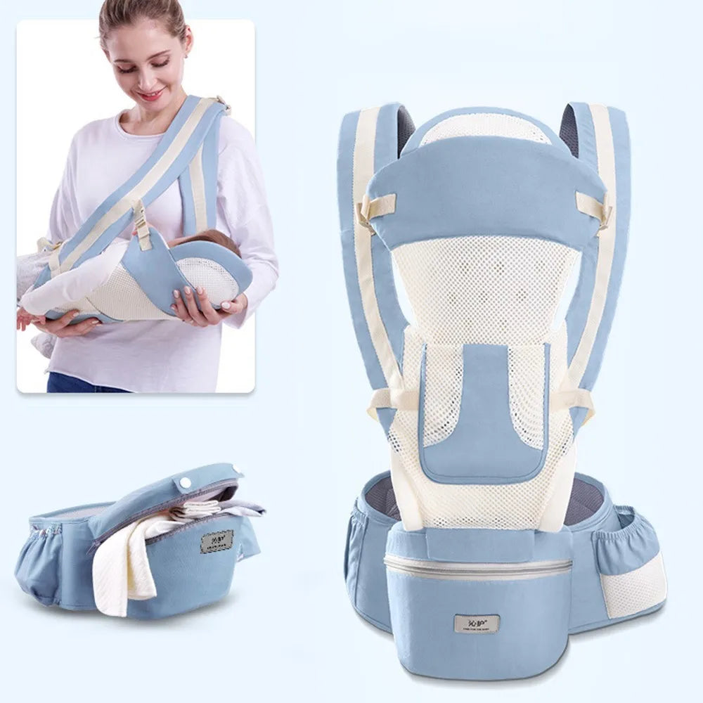 Ergonomic Baby Carrier Backpack with Hip Seat