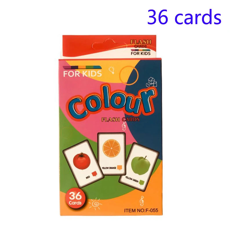 Montessori Kids English Learning Flashcards