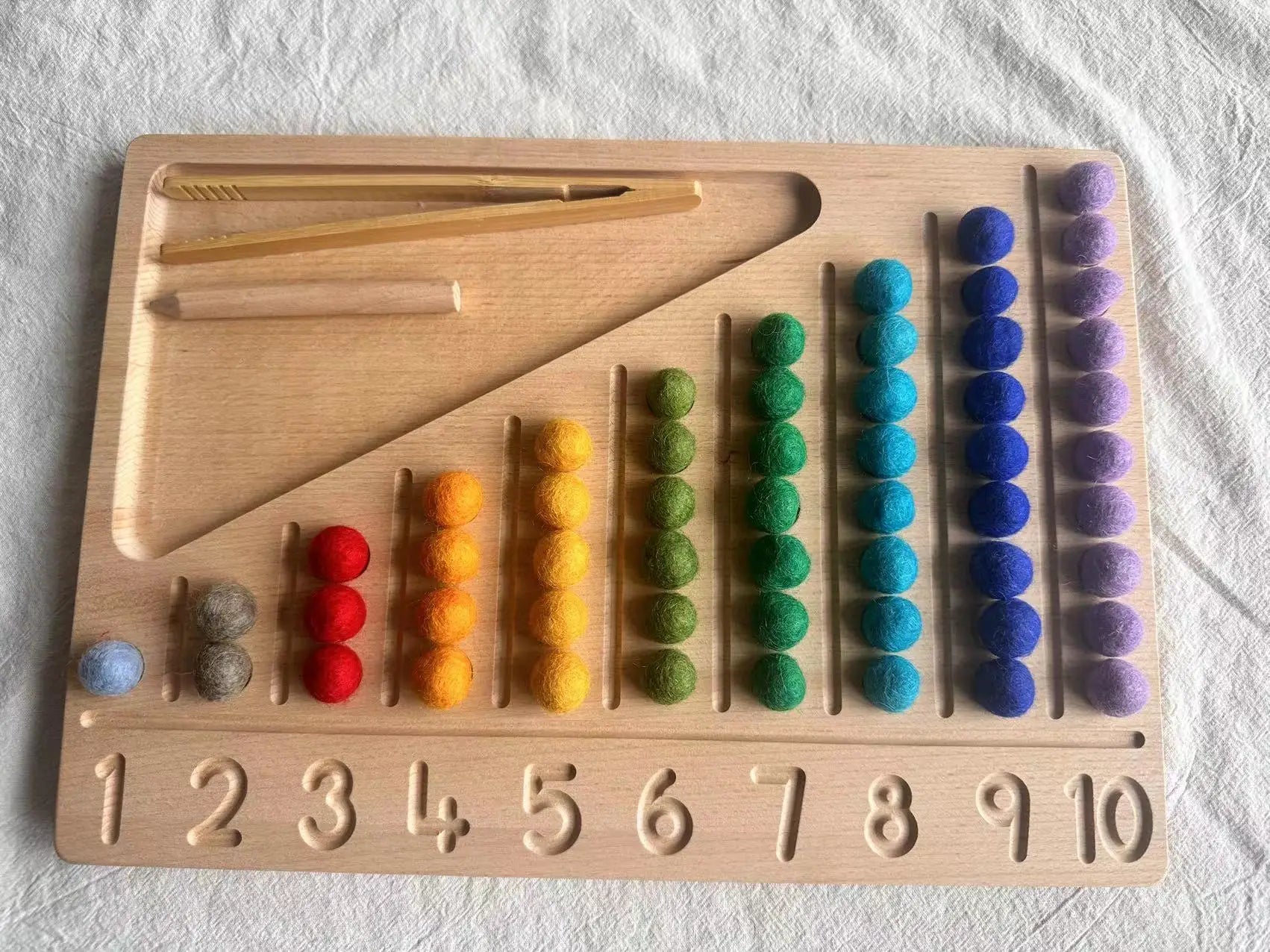 Montessori Beech Wooden 100 Board
