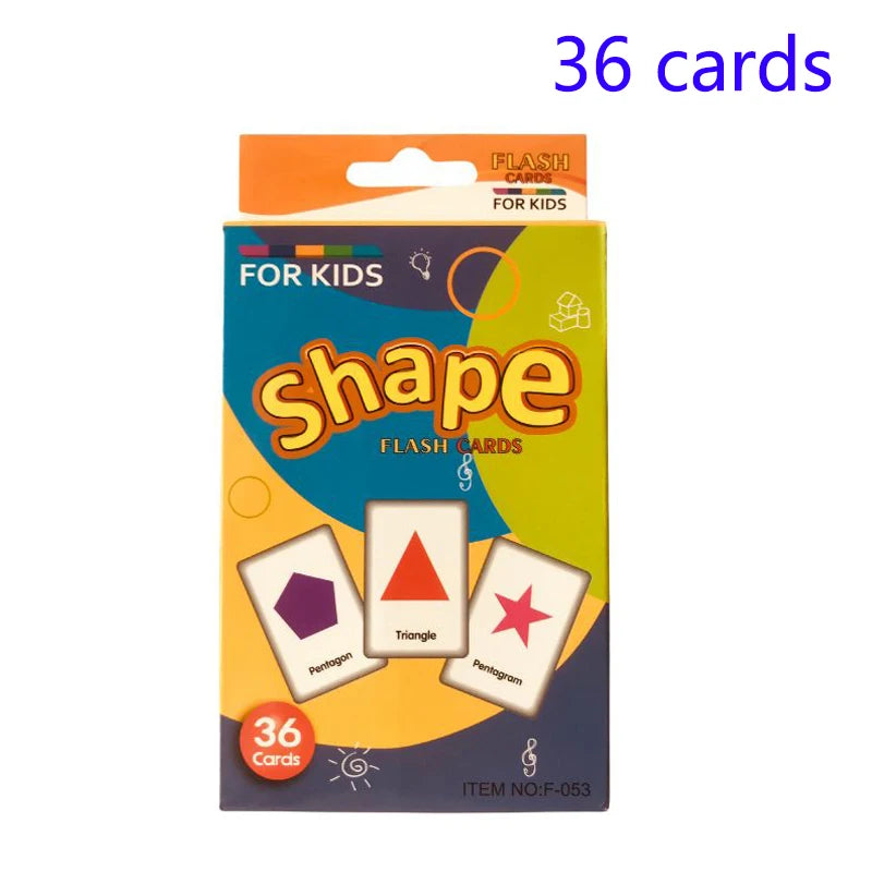 Montessori Kids English Learning Flashcards