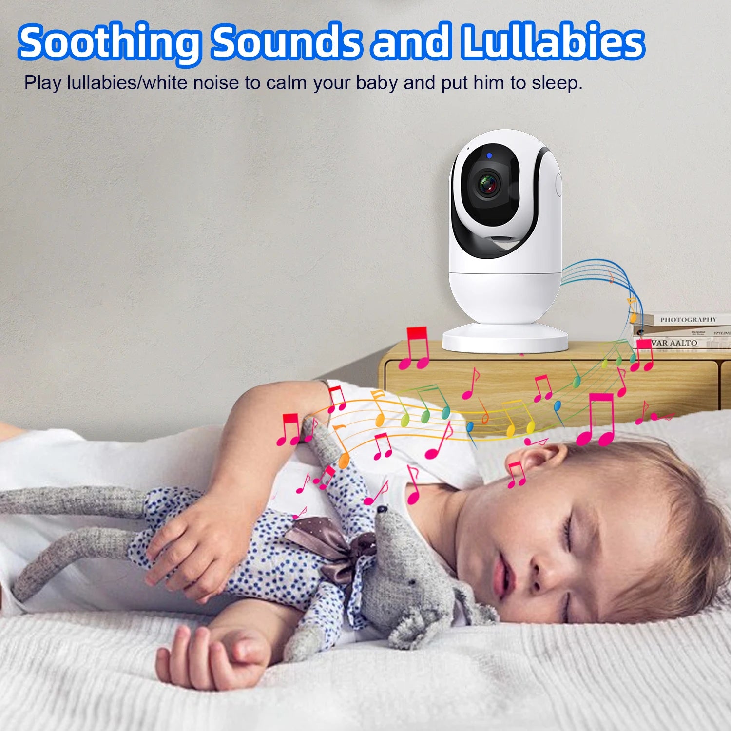 Video Baby Monitor 7 Inch Screen
