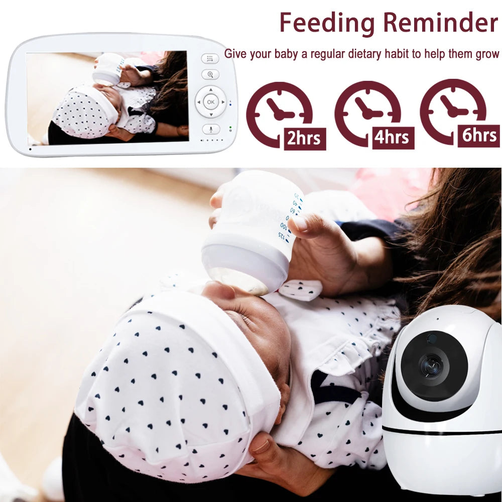 5 INCH IPS Screen Video Baby Monitor