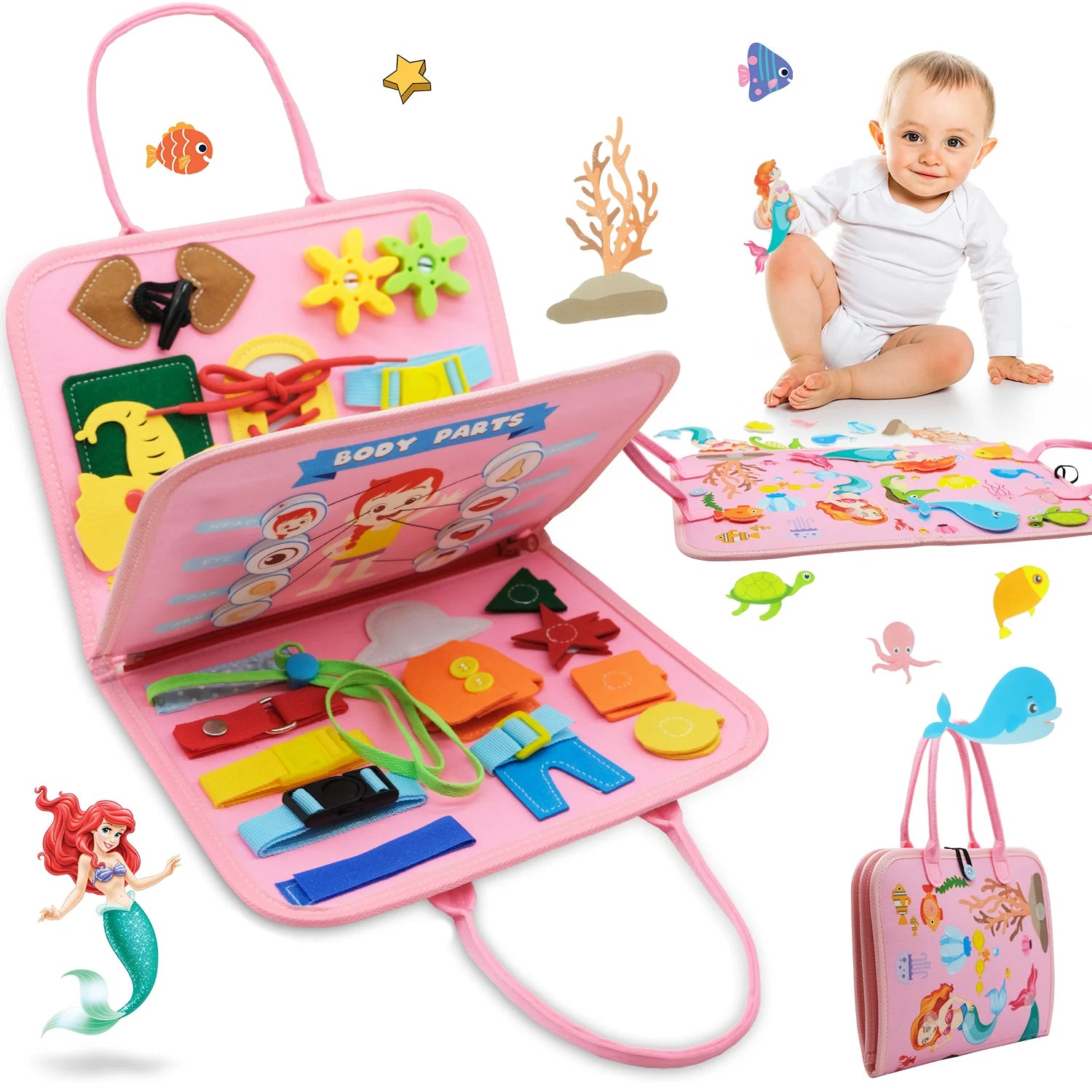 Montessori Felt Busy Board