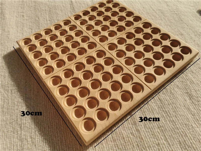 Montessori Beech Wooden 100 Board