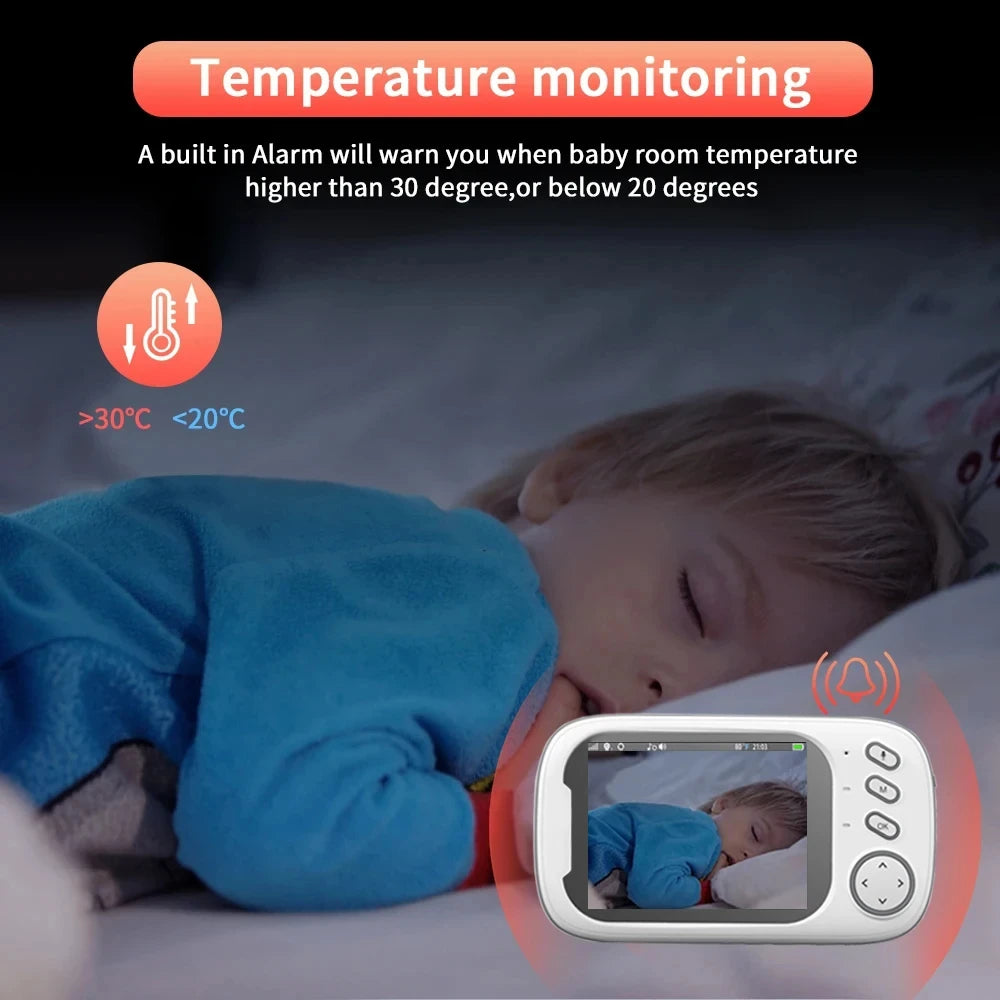 New 3.5 inch Wireless Video Baby Monitor Night Vision