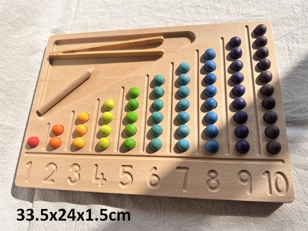 Montessori Beech Wooden 100 Board