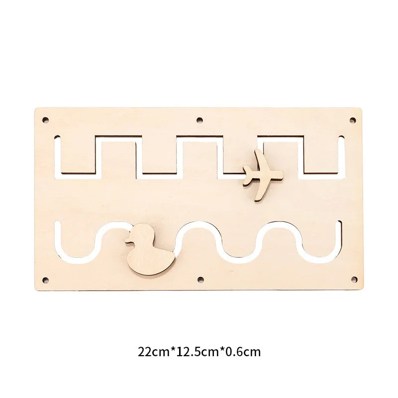 Montessori Busy Board DIY Wooden Accessories