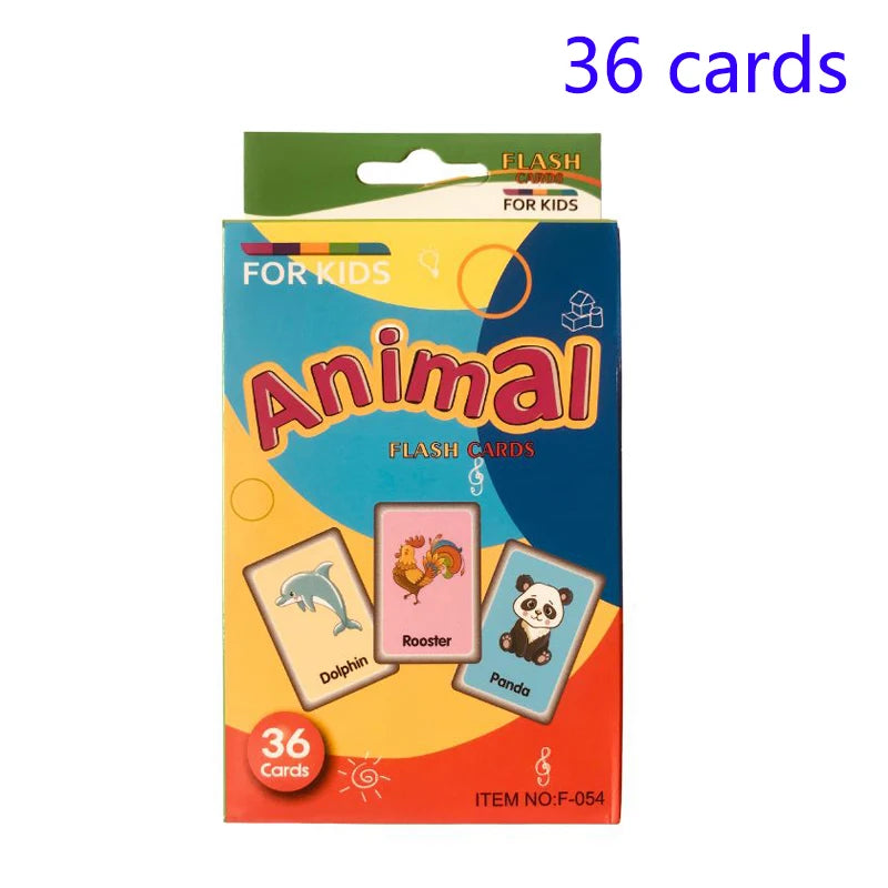 Montessori Kids English Learning Flashcards