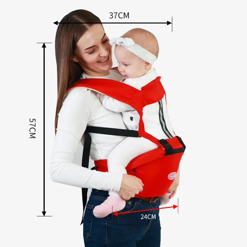 Ergonomic Baby Carrier with Hip Seat
