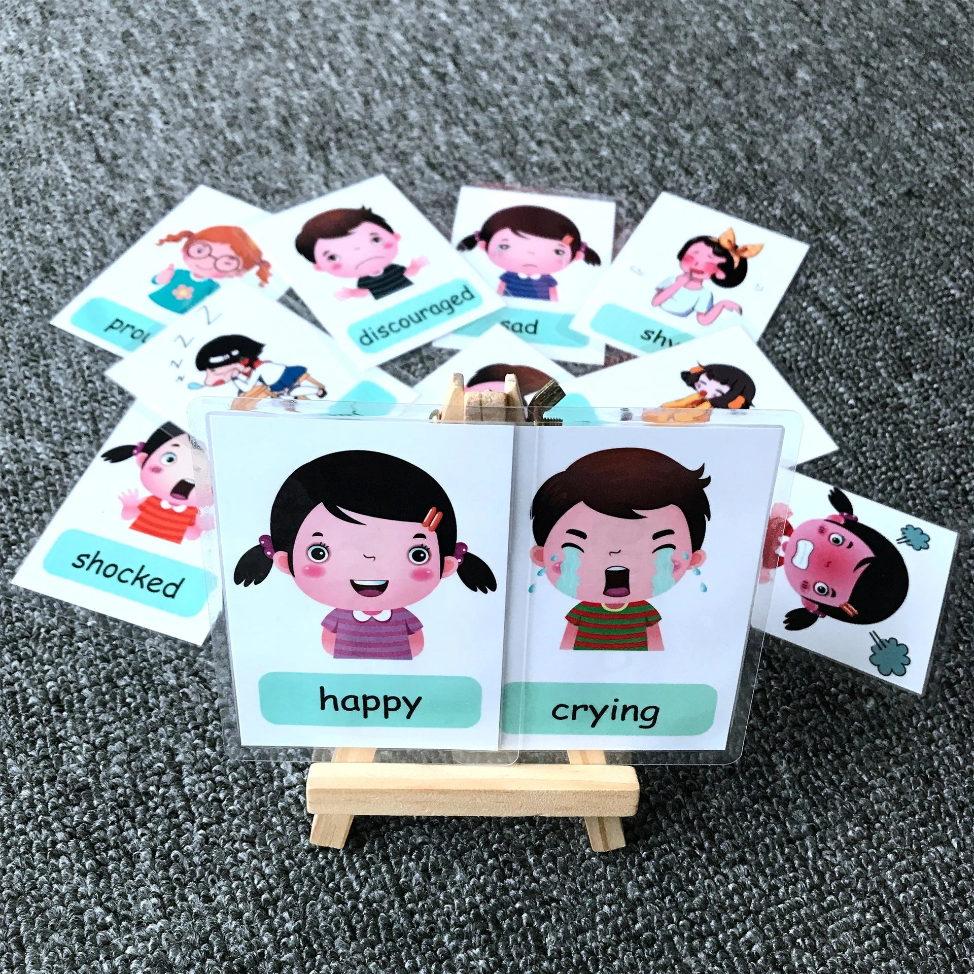 Montessori English Words Learning Flashcards