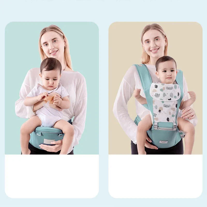 Ergonomic 3-in-1 Baby Carrier with Hipseat