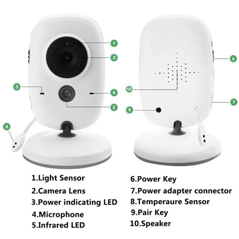 3.5 Inch Wireless Video Baby Monitor