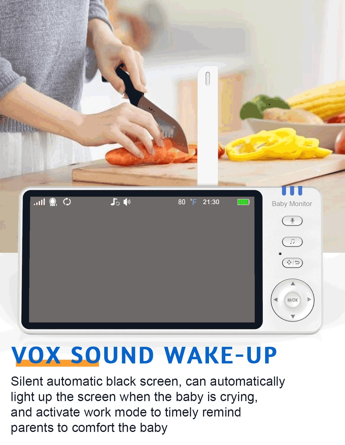 Video Baby Monitor 5 inch Screen