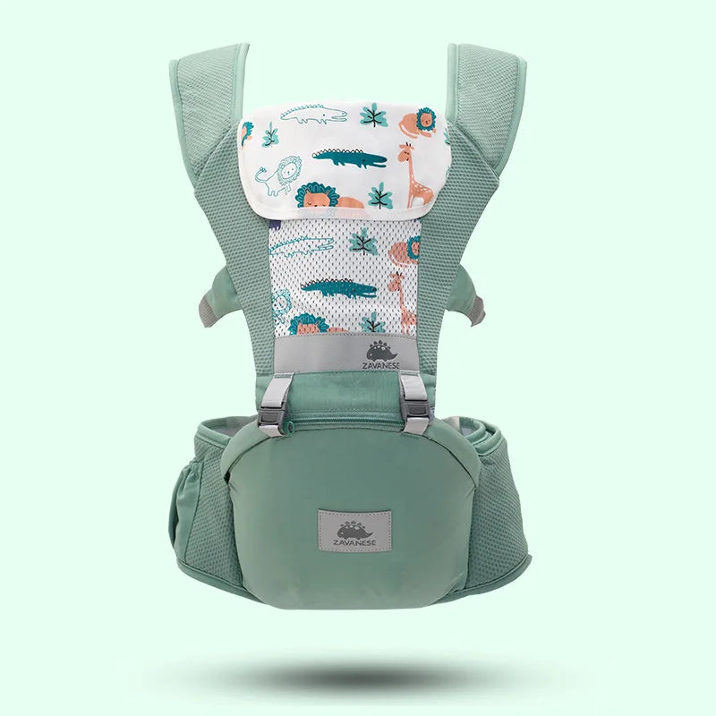 Ergonomic 3-in-1 Baby Carrier with Hipseat