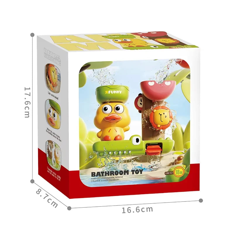 Cartoon Duck Baby Bath Toy