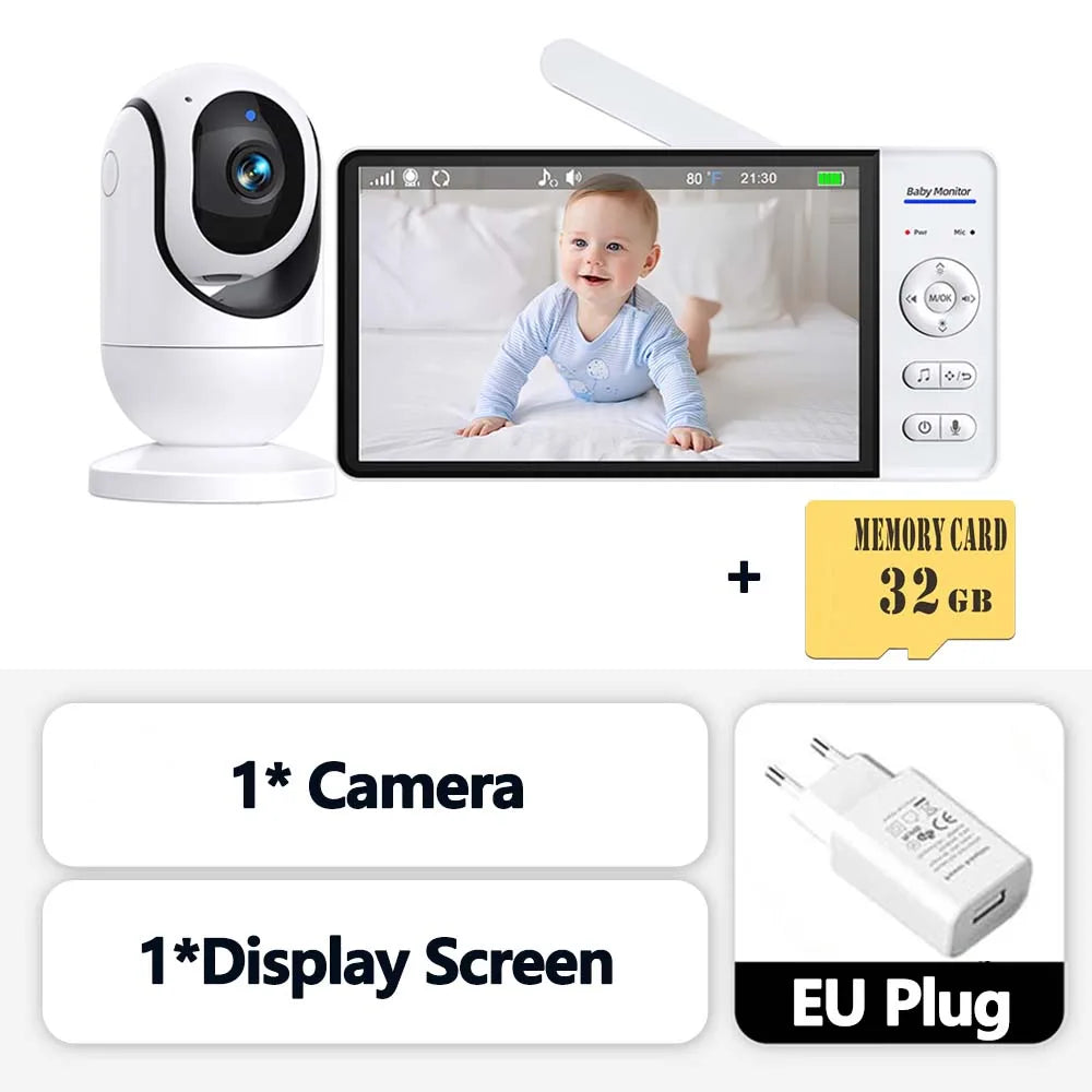 Video Baby Monitor 7 Inch Screen