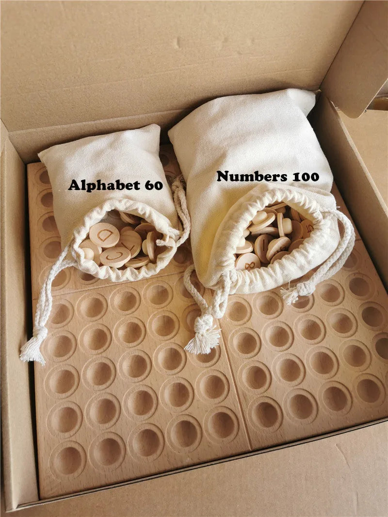 Montessori Beech Wooden 100 Board