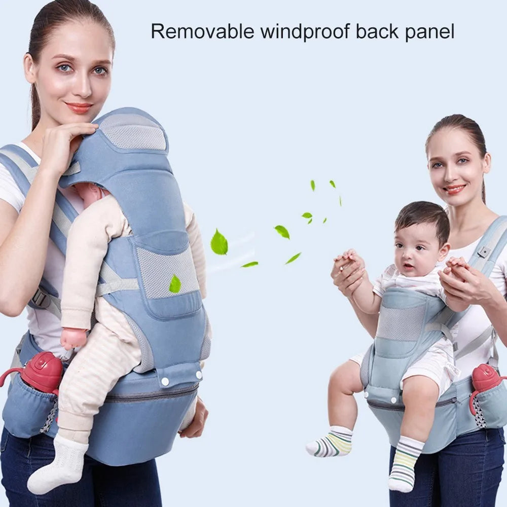 Ergonomic Baby Carrier Backpack with Hip Seat