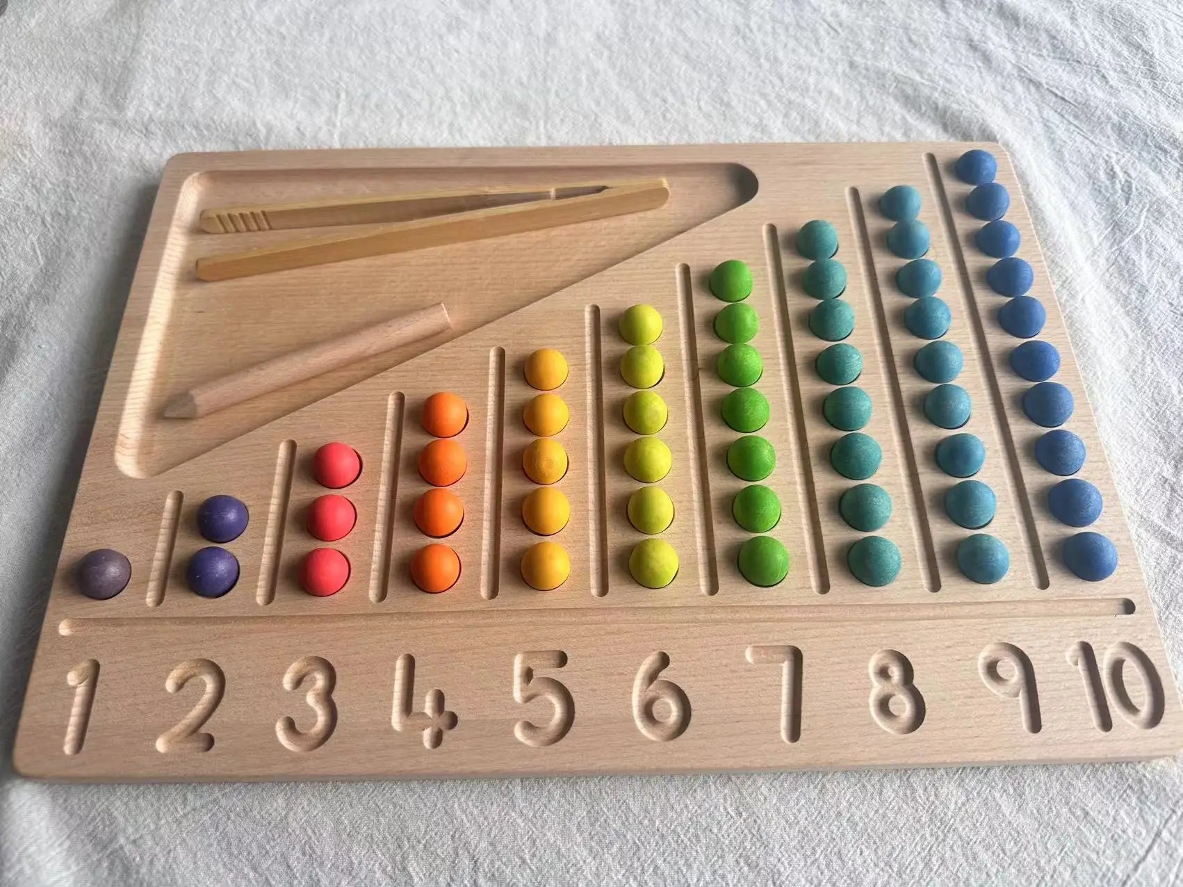 Montessori Beech Wooden 100 Board
