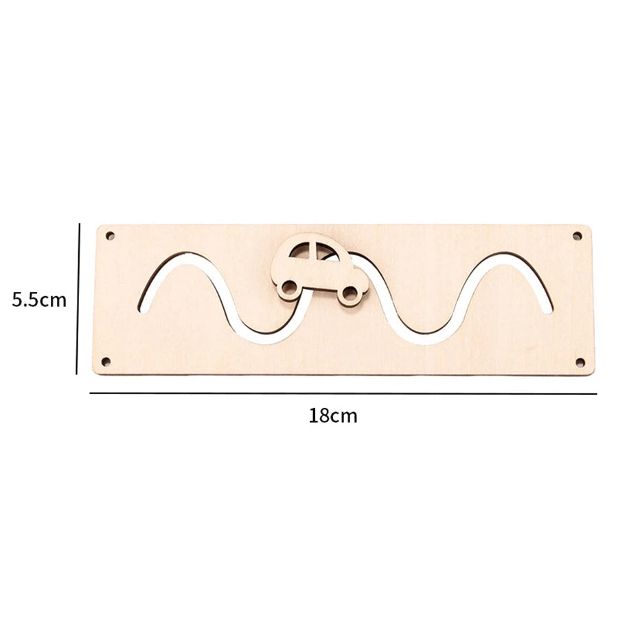 Montessori Busy Board DIY Wooden Accessories