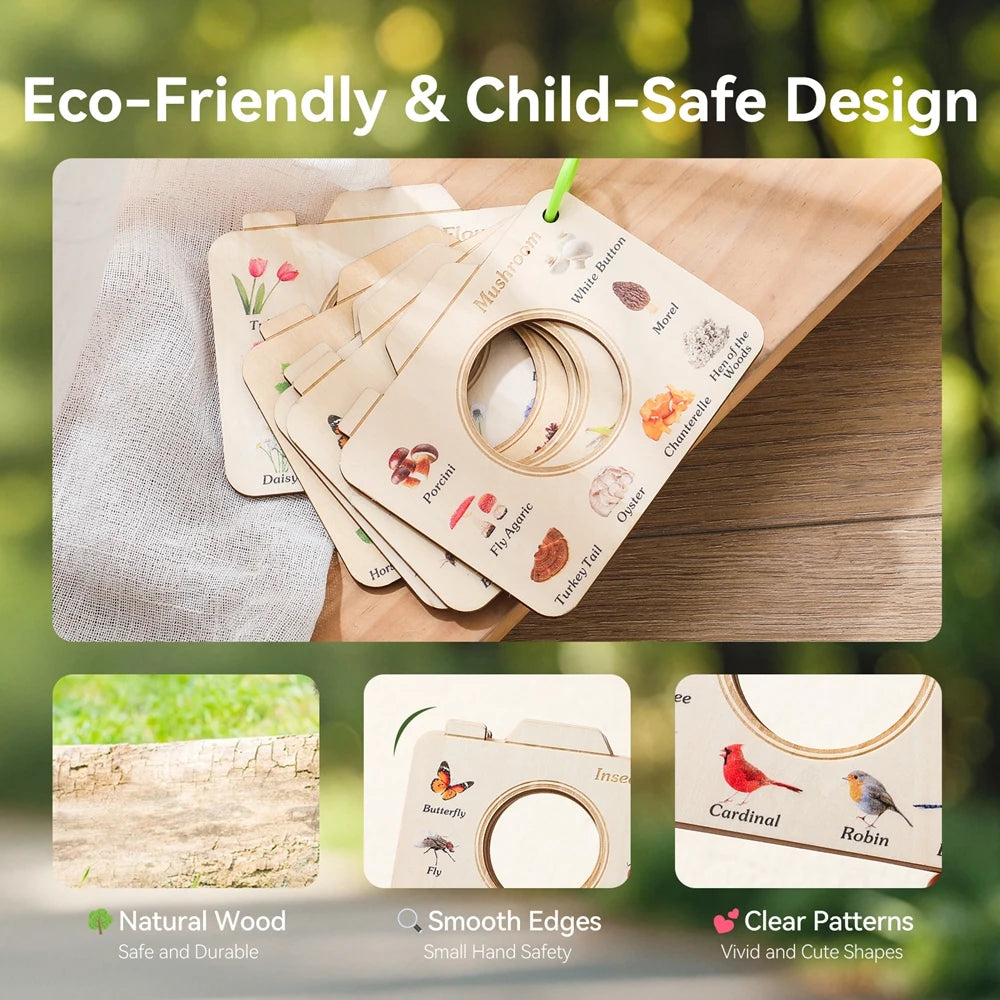Montessori Wooden Book Toy