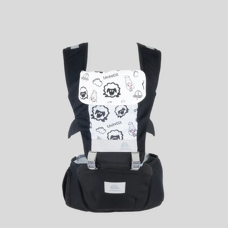 Ergonomic 3-in-1 Baby Carrier with Hipseat