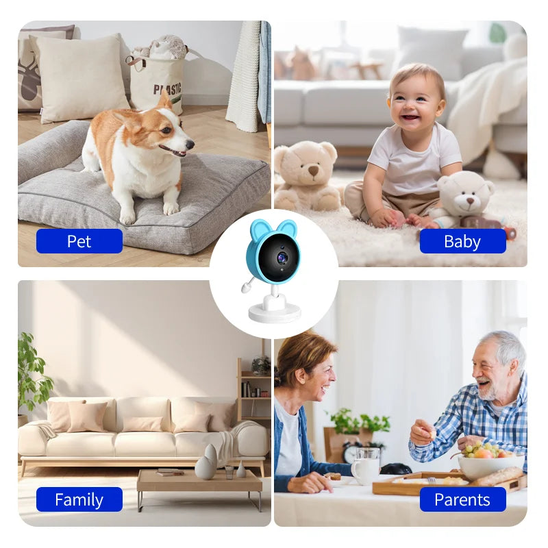 Baby monitor two-way audio voice