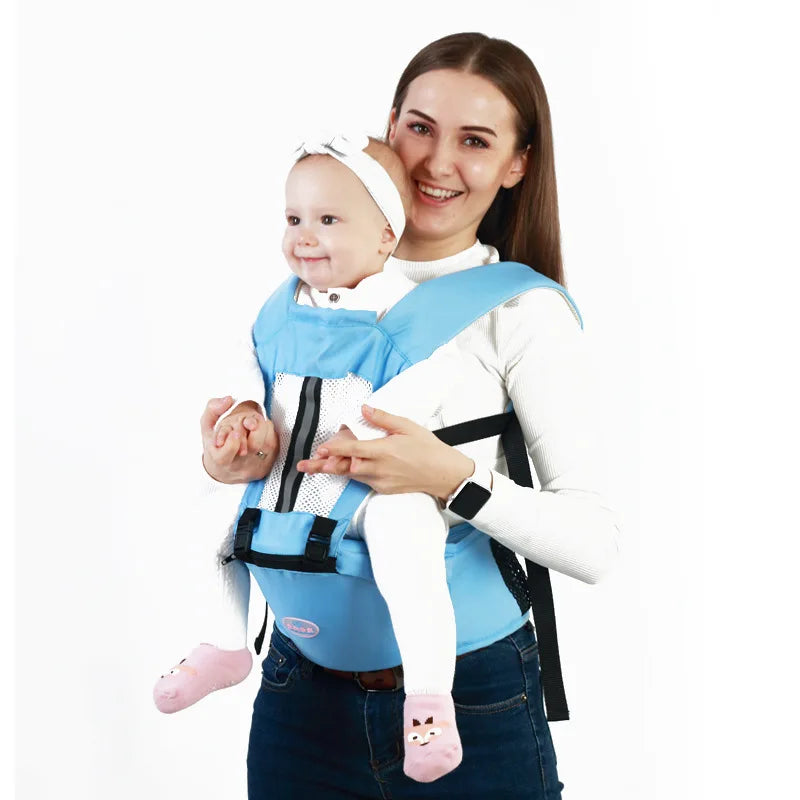 Ergonomic Baby Carrier with Hip Seat