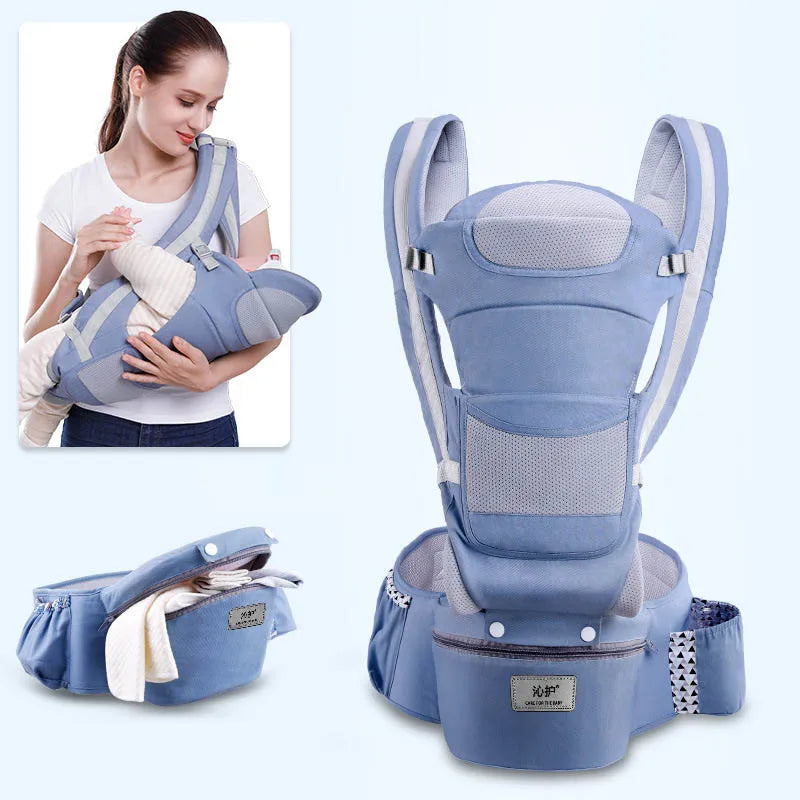 Ergonomic Baby Carrier Backpack with Hip Seat