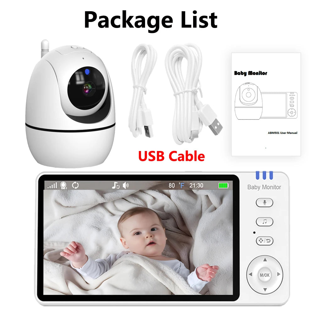 5 Inch Video Baby Monitor