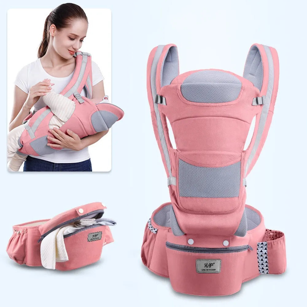 Ergonomic Baby Carrier Backpack with Hip Seat