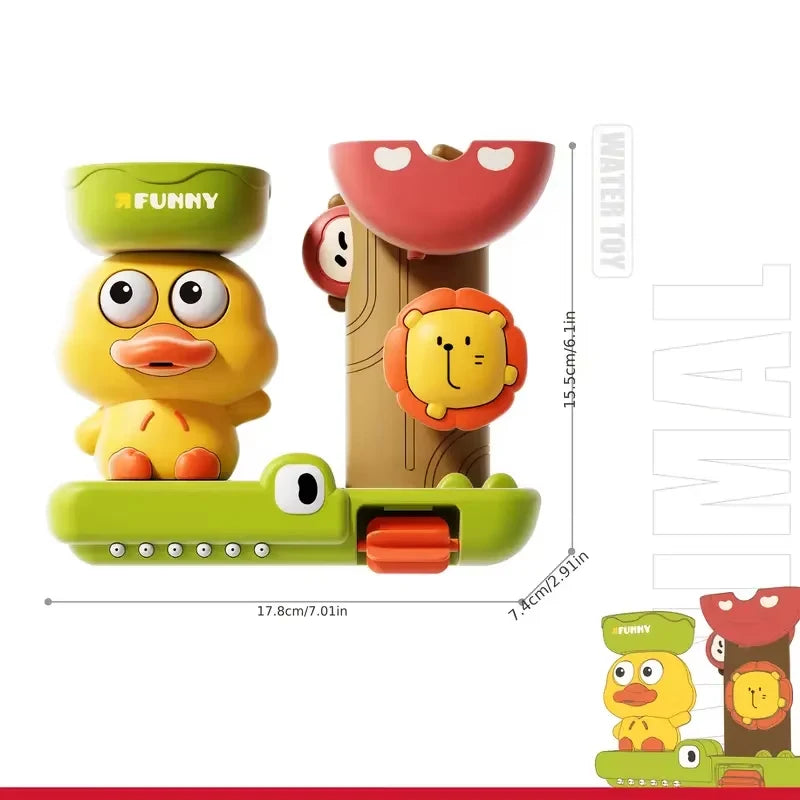 Cartoon Duck Baby Bath Toy