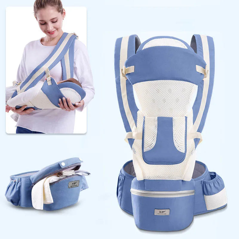 Ergonomic Baby Carrier Backpack with Hip Seat