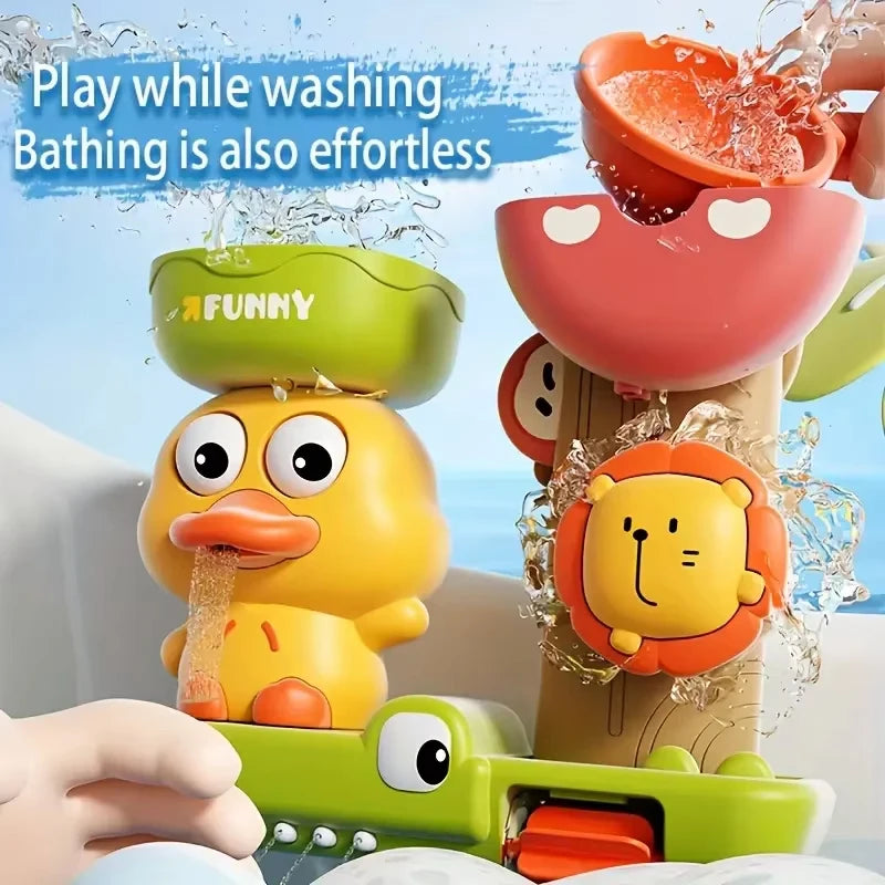 Cartoon Duck Baby Bath Toy