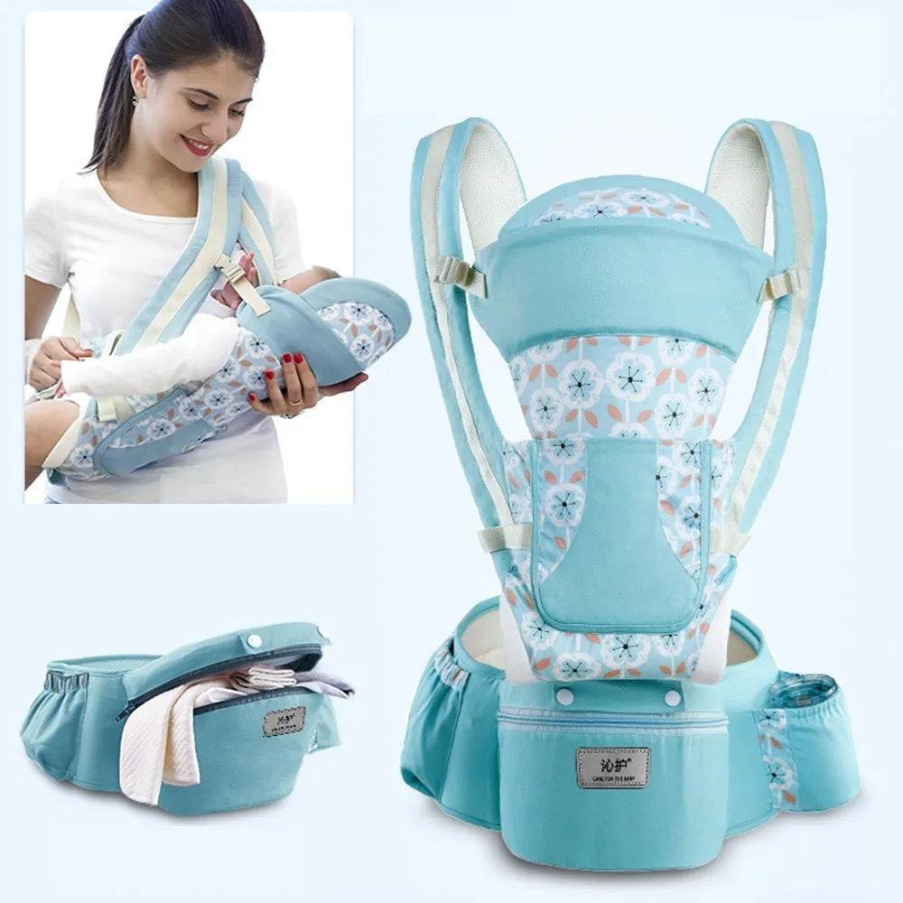 Ergonomic Baby Carrier Backpack with Hip Seat