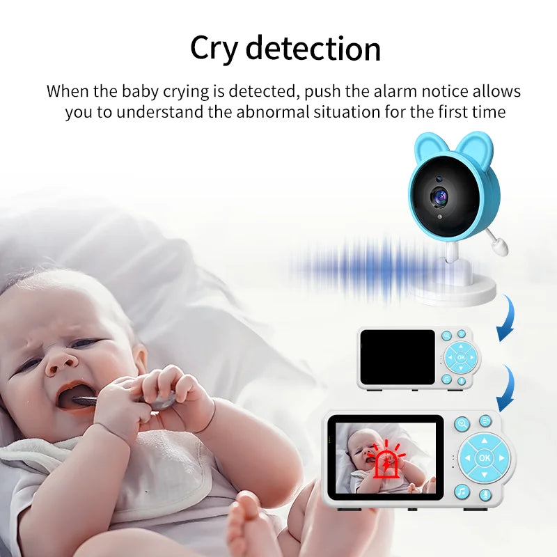 Baby monitor two-way audio voice