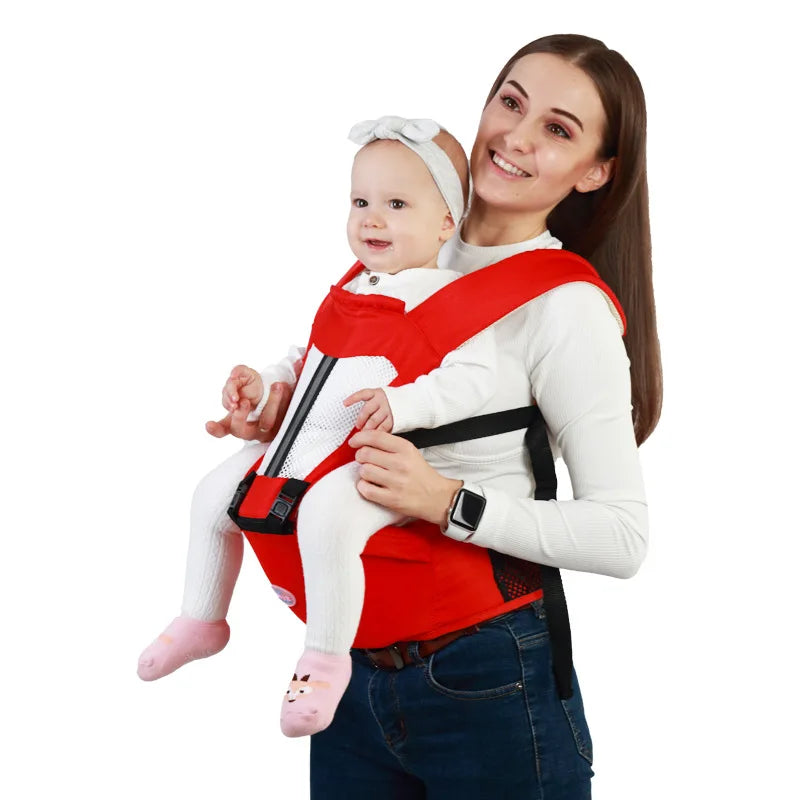 Ergonomic Baby Carrier with Hip Seat