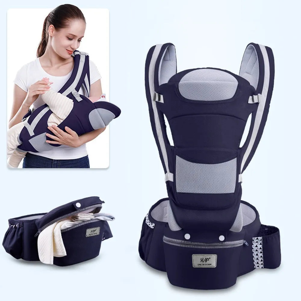 Ergonomic Baby Carrier Backpack with Hip Seat