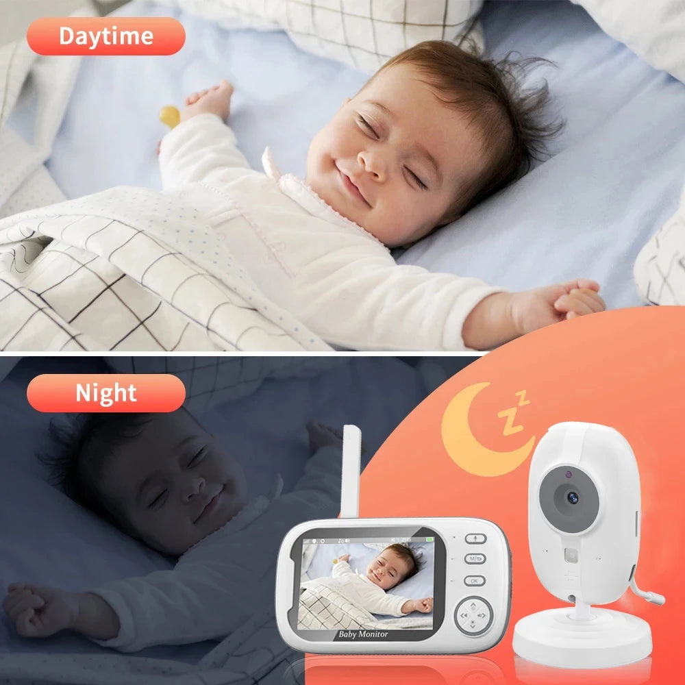 New 3.5 inch Wireless Video Baby Monitor Night Vision
