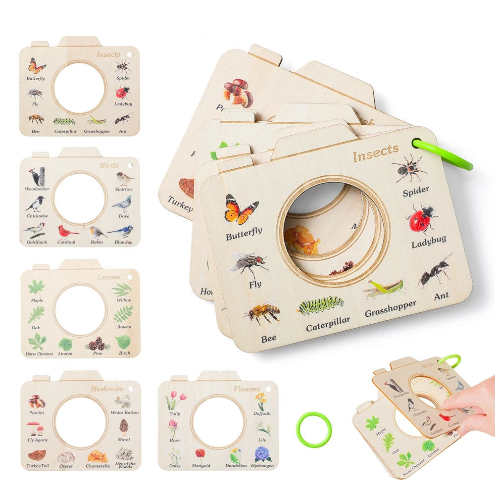 Montessori Wooden Book Toy