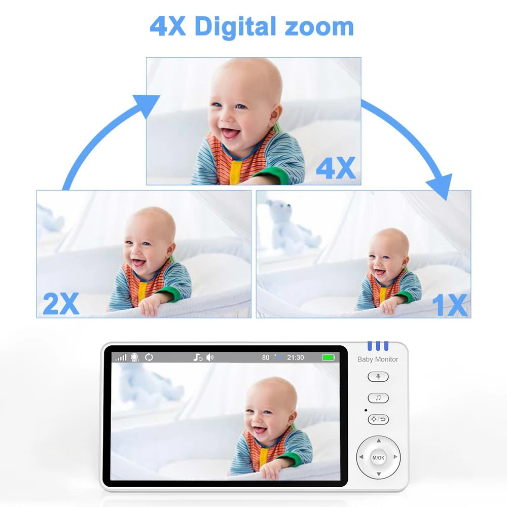 Video Baby Monitor 5 inch Screen