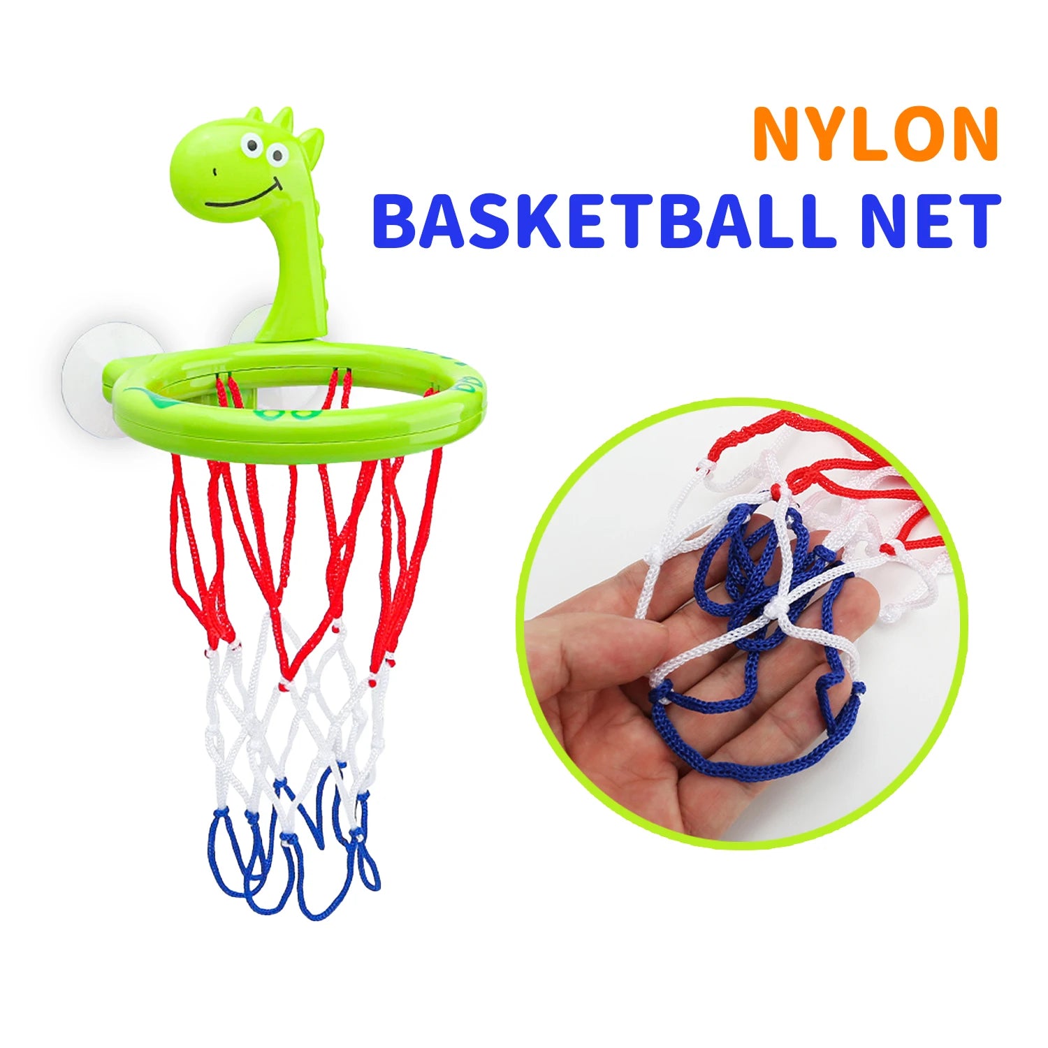 Baby Bath Basketball Hoop Toy